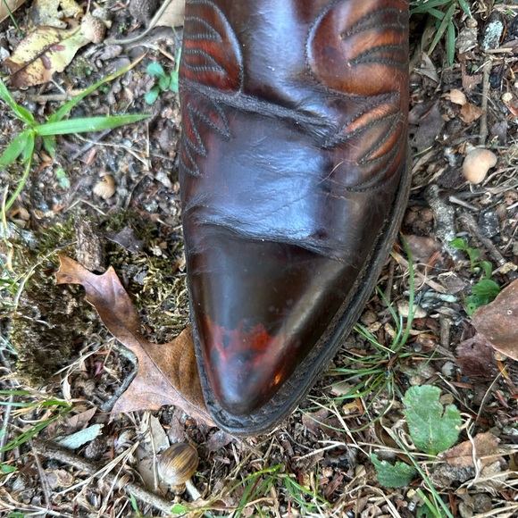 Vintage Texas Brand Made in the USA Cowboy Boots Size 8.5 - Picture 2 of 13